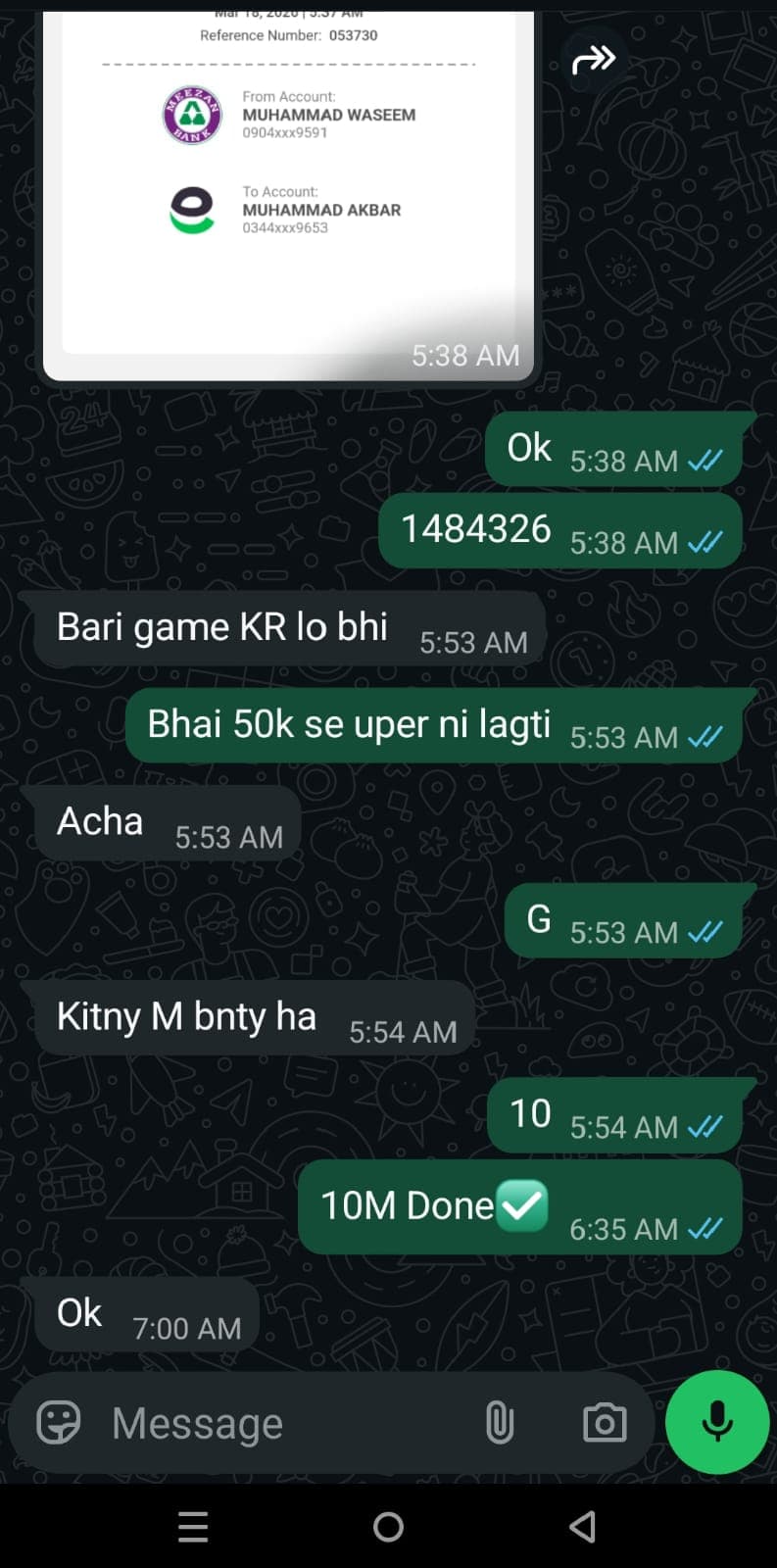 WhatsApp Review from imran